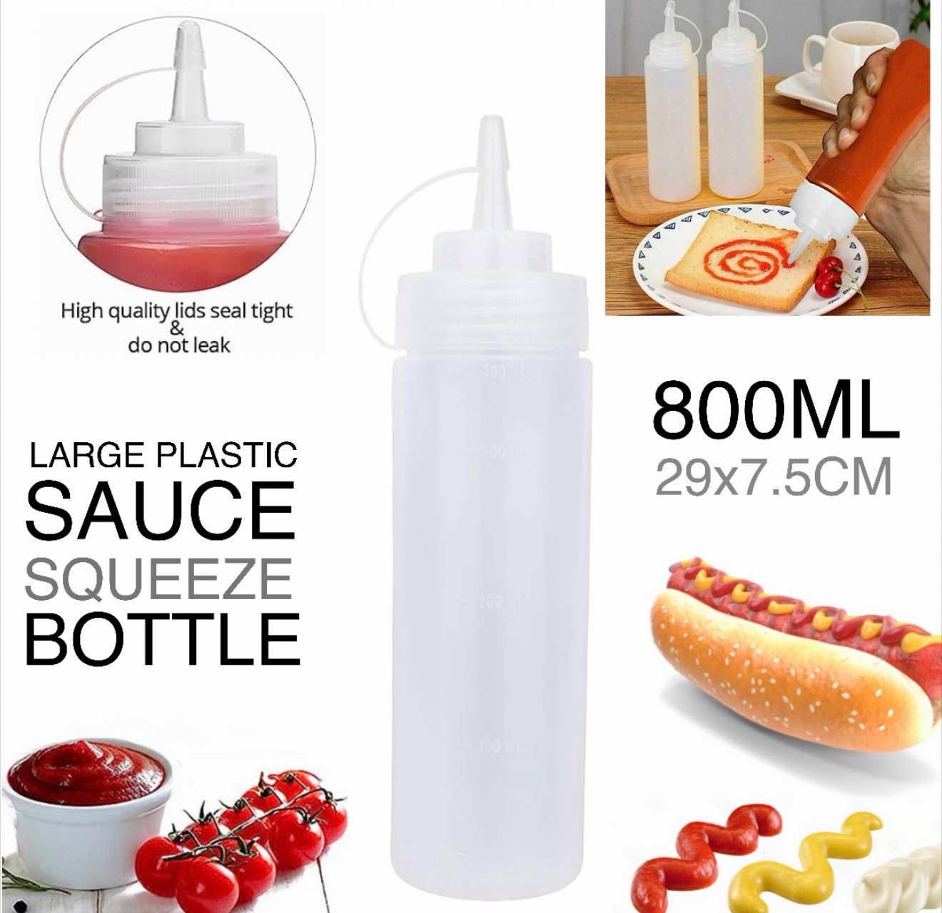 Squeeze Bottle (White)