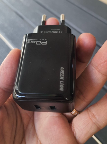 40W Dual PD Charger