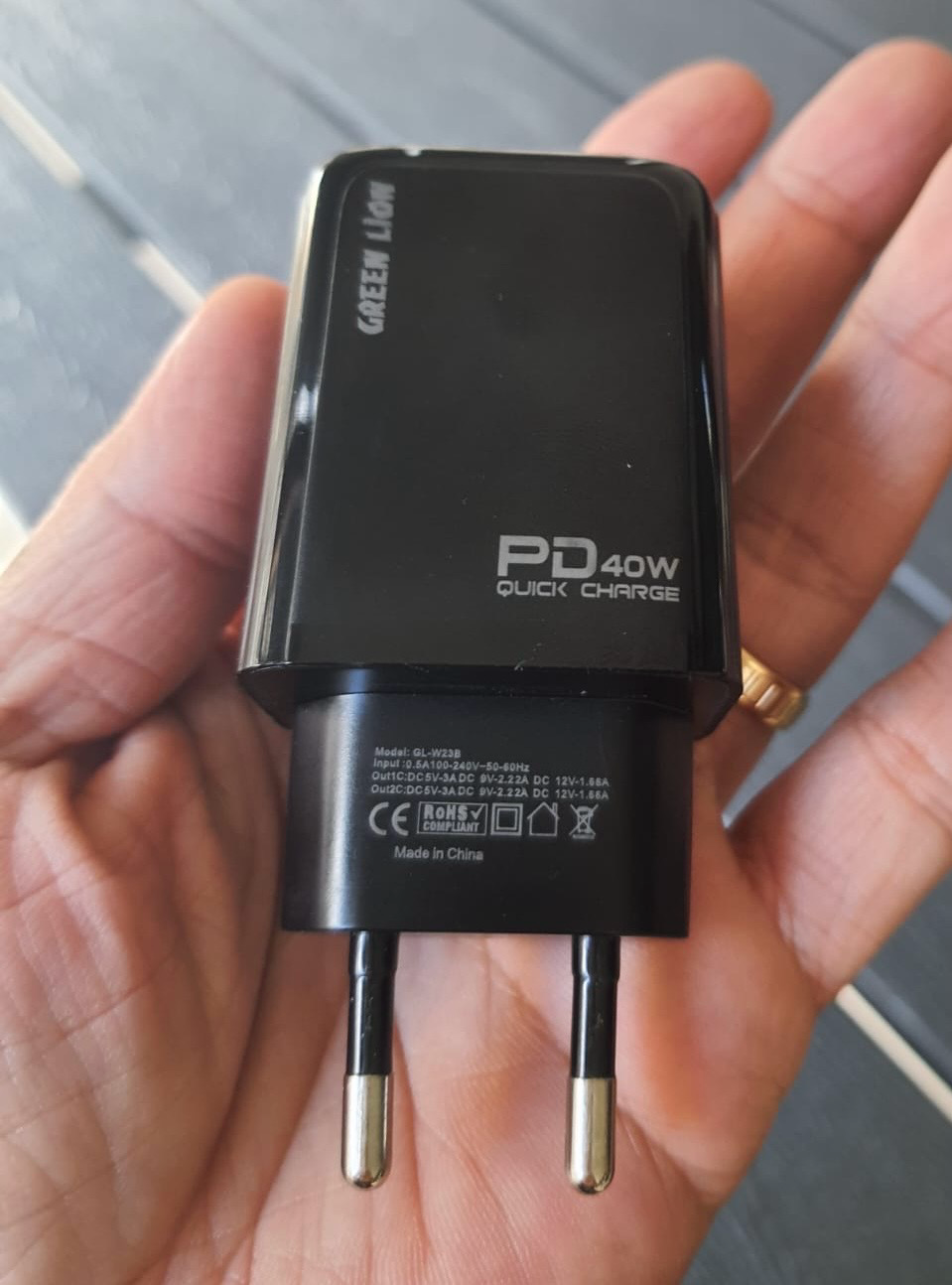 40W Dual PD Charger