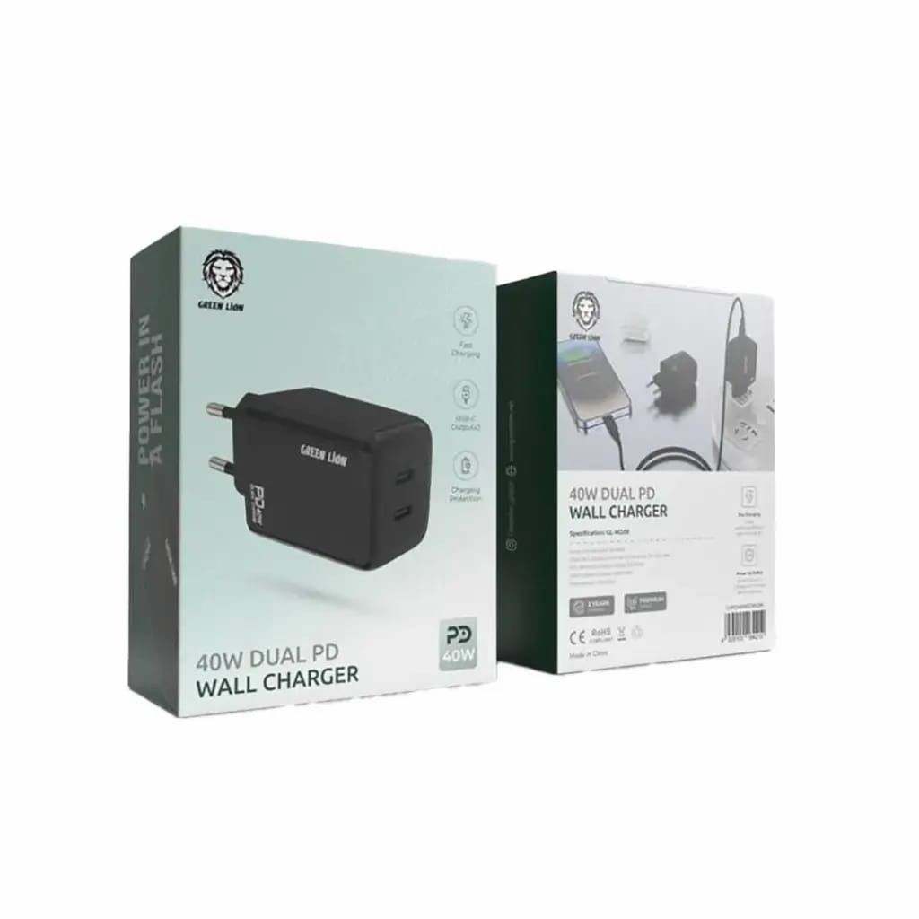 40W Dual PD Charger