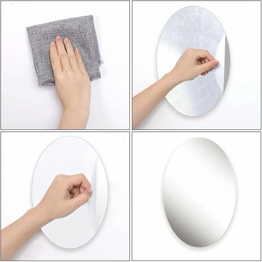 Oval Mirror Sheet (20x30cm)
