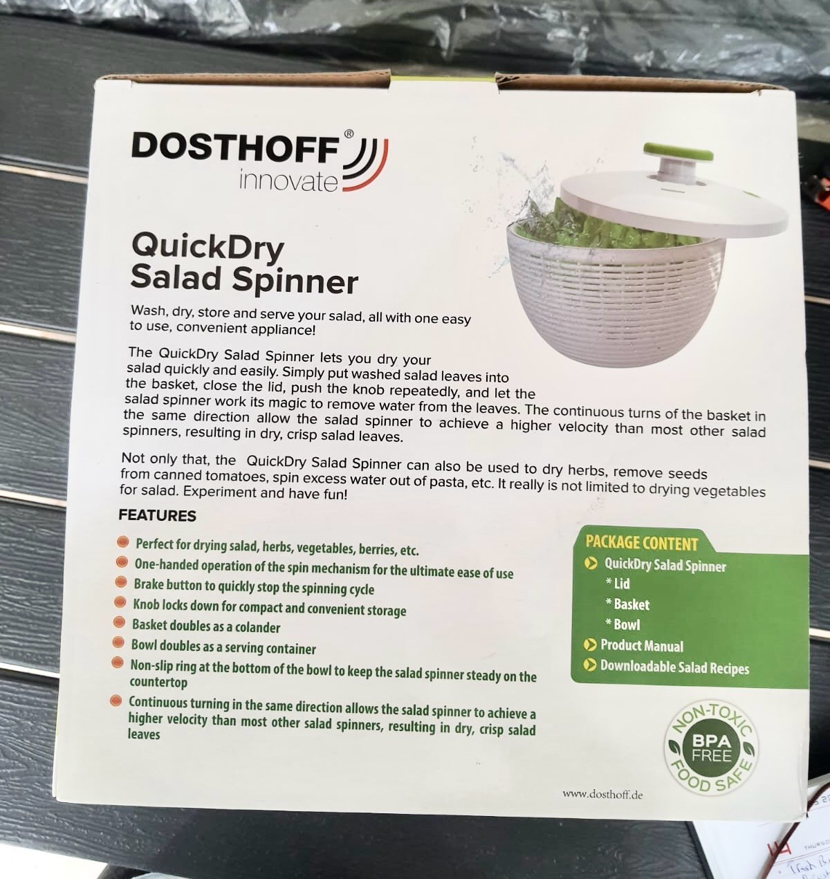 6L Salad Spinner