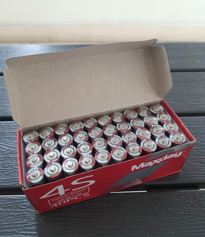 40-Pc AA Batteries