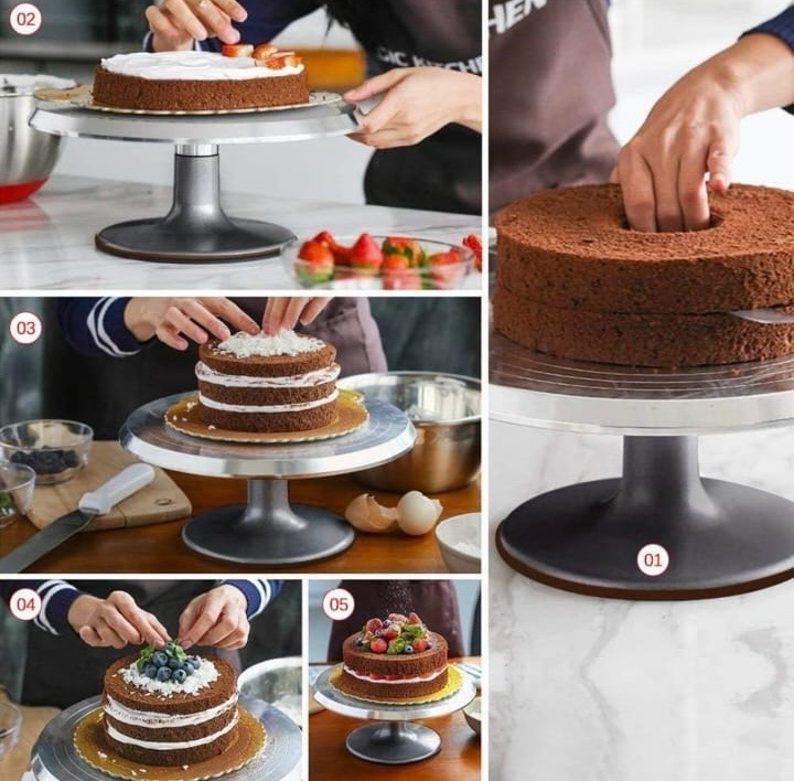 Cake Turnable Stand