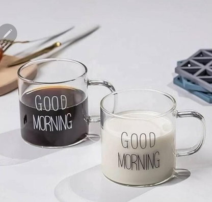 Coffee Cups x6 (Good Morning)
