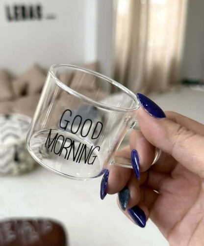 Coffee Cups x6 (Good Morning)
