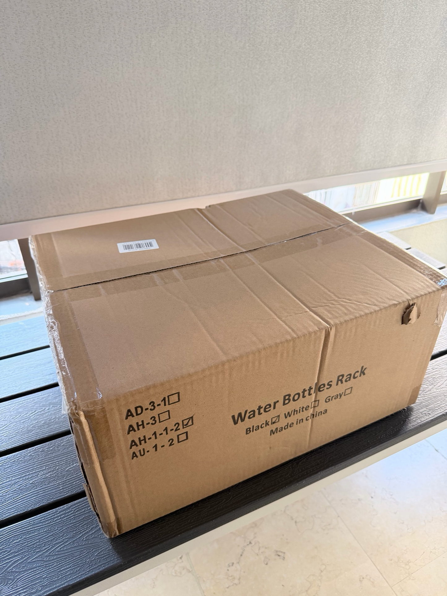 Bottle Stand With Shelf