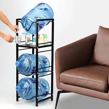 Bottle Stand With Shelf