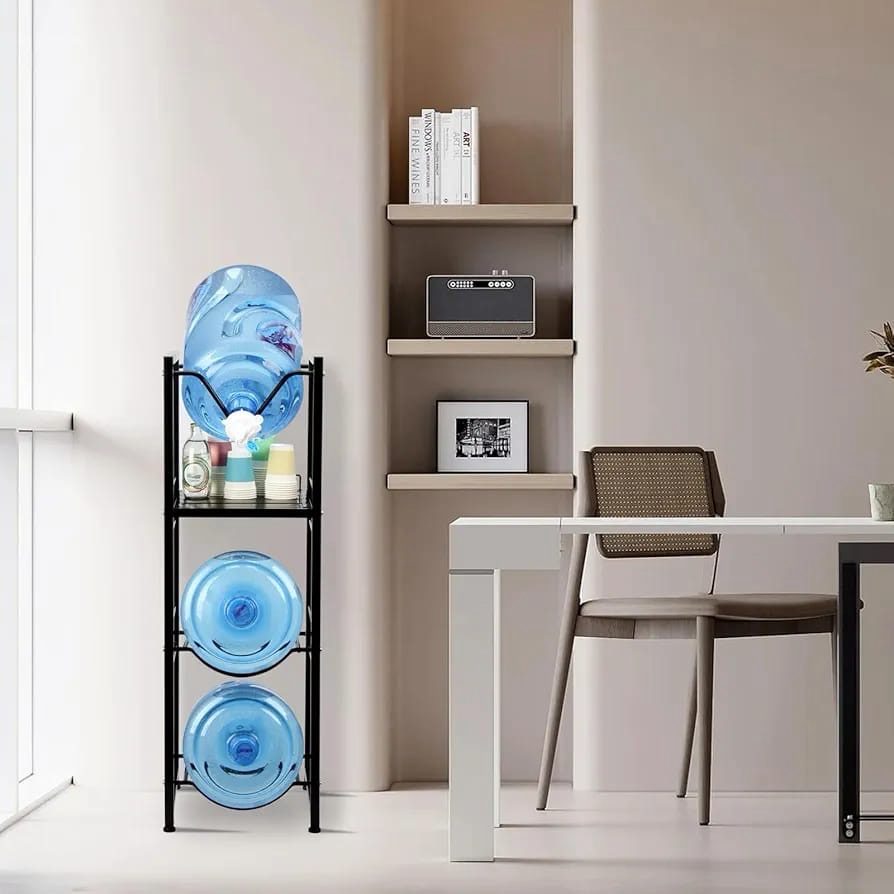 Bottle Stand With Shelf