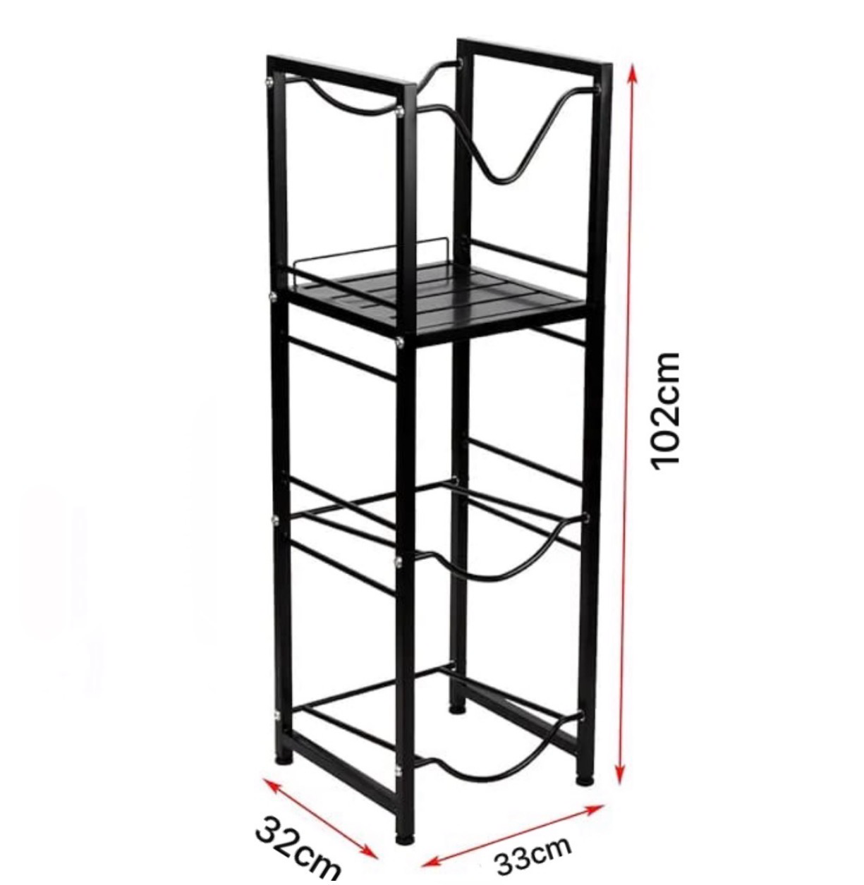 Bottle Stand With Shelf