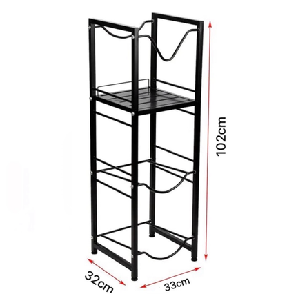 Bottle Stand With Shelf