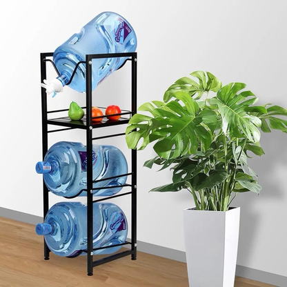 Bottle Stand With Shelf
