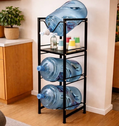Bottle Stand With Shelf