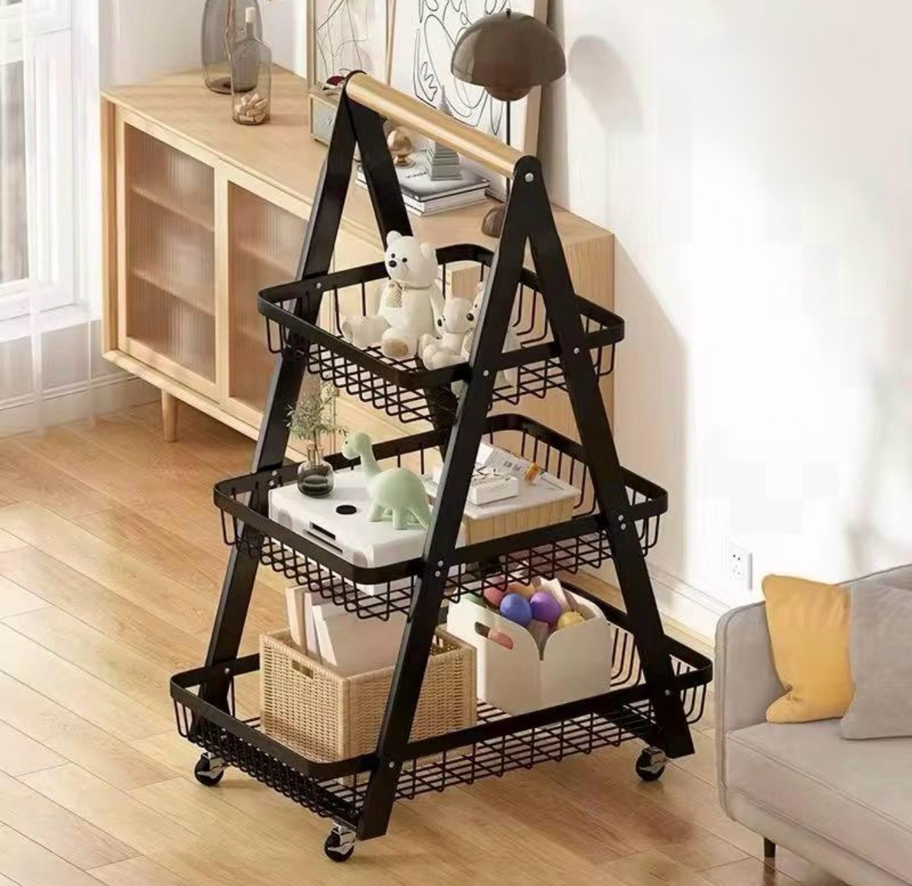 3-Tier Basket Cart (MJ-3033)