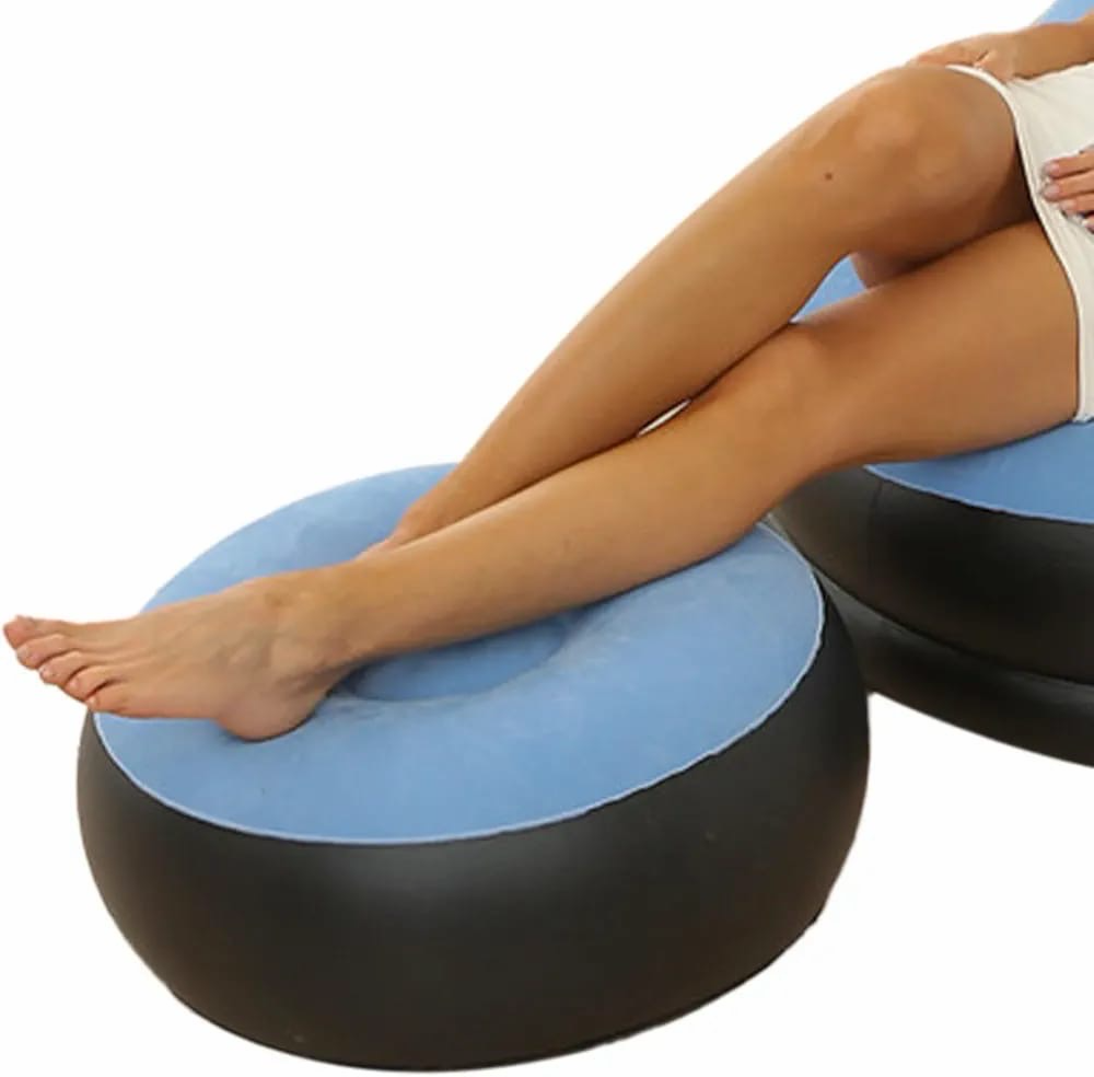 Inflatable Chair W/Stool