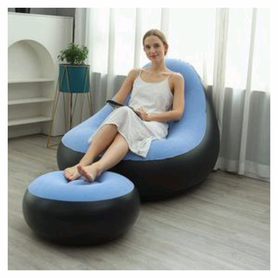 Inflatable Chair W/Stool