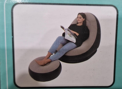 Inflatable Chair W/Stool