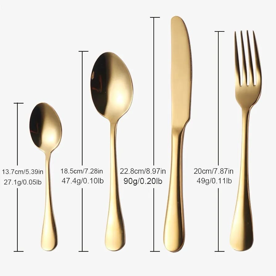Cutlery Set (Golden)