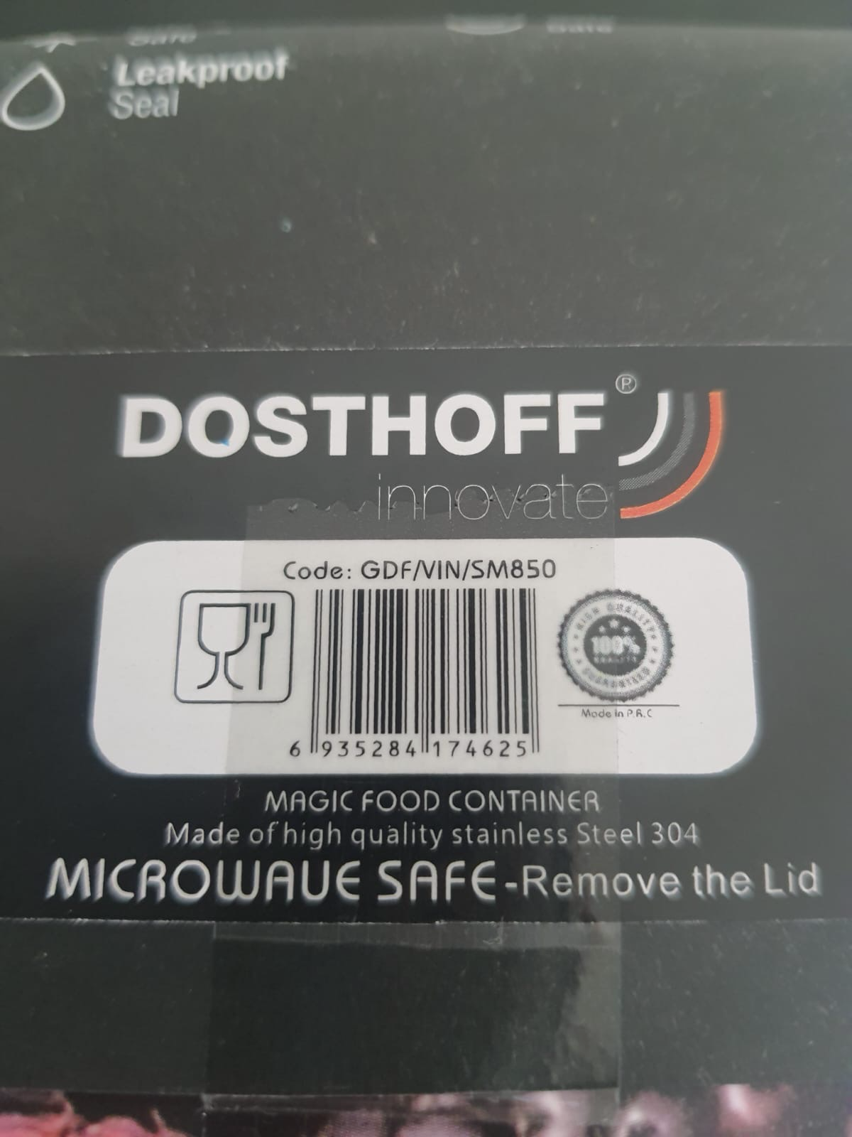 Stainless Steel Food Container