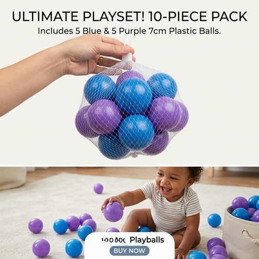 10-Pcs Colorful Balls