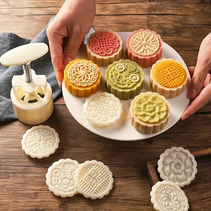 Round Mooncake Press (XR-2058)