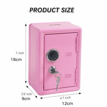 Mini Metal Safe Box