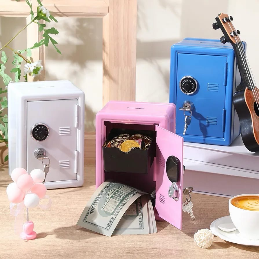 Mini Metal Safe Box