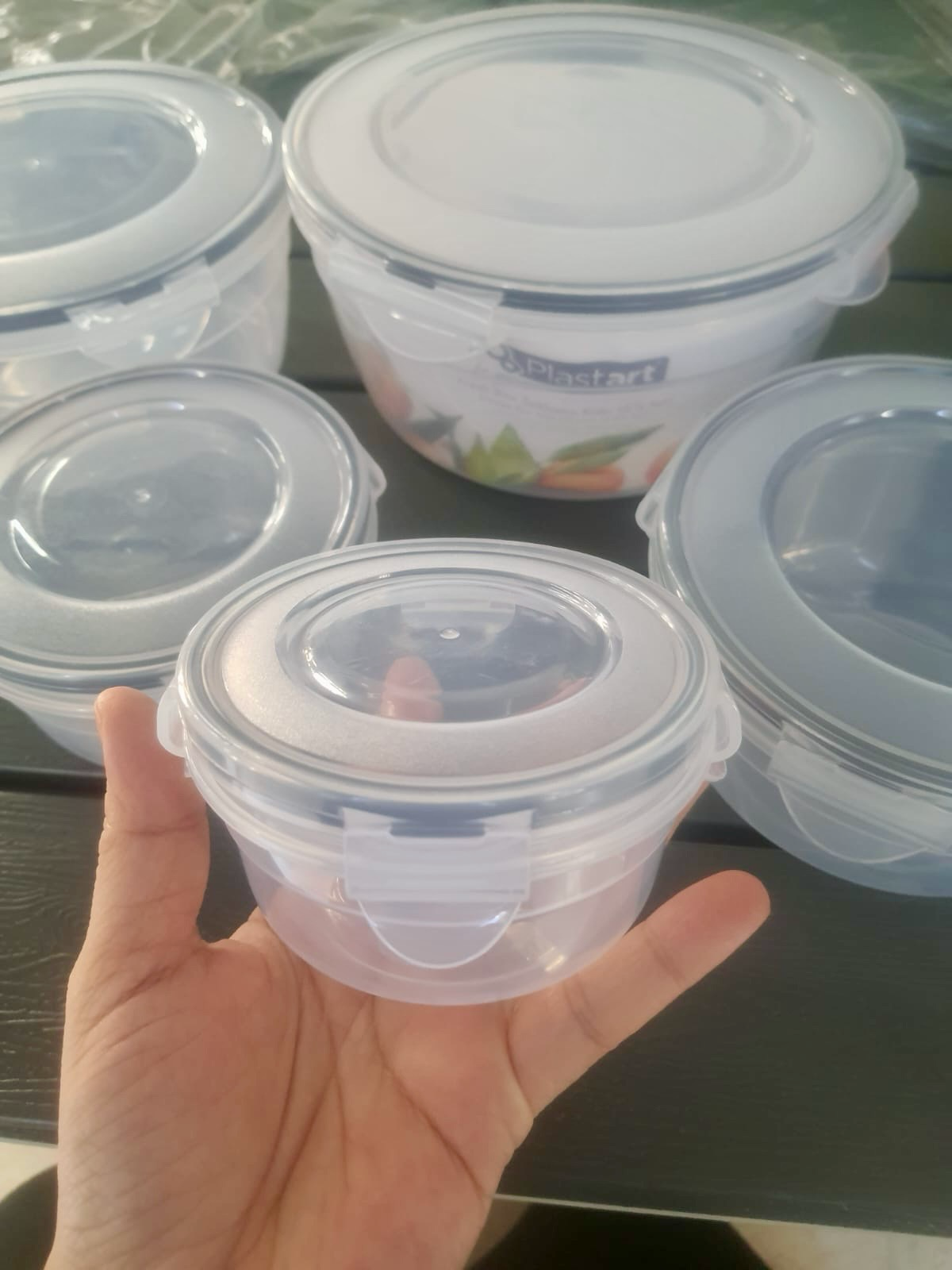 5-Pcs Plastic Food Containers (LC-335)