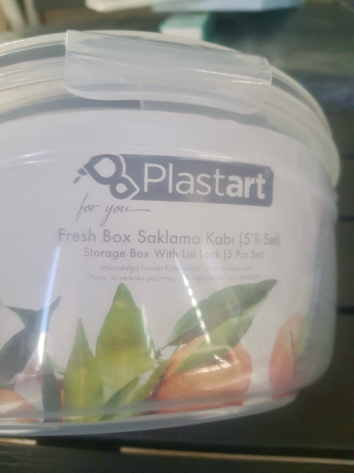 5-Pcs Plastic Food Containers (LC-335)