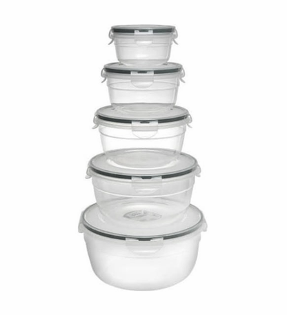 5-Pcs Plastic Food Containers (LC-335)