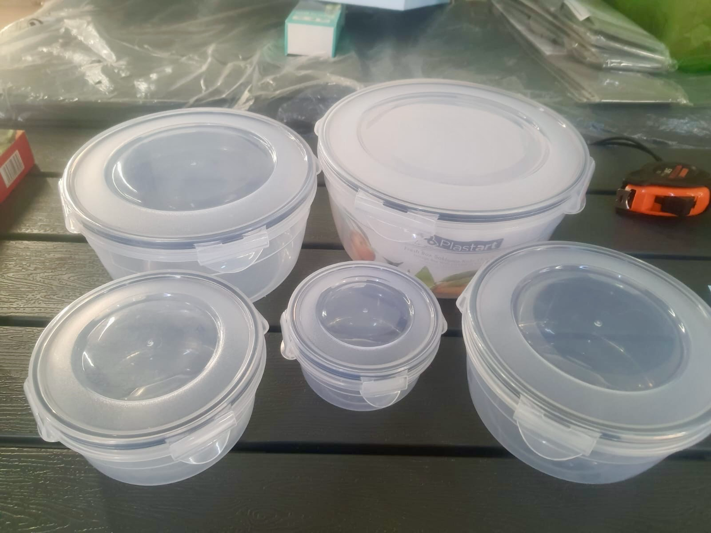 5-Pcs Plastic Food Containers (LC-335)