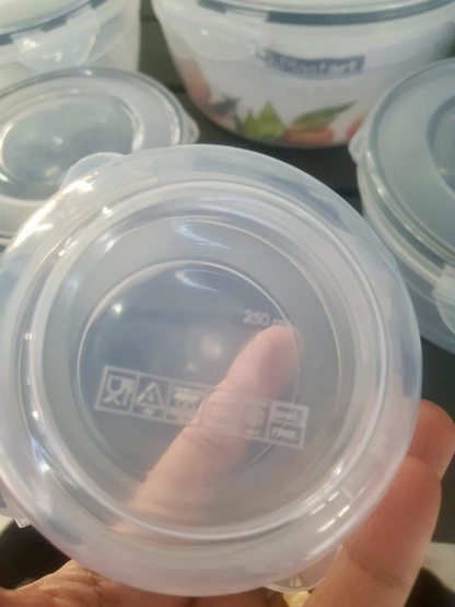 5-Pcs Plastic Food Containers (LC-335)