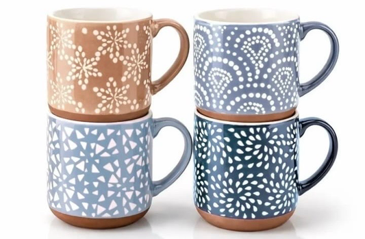 4 Mugs Set/ Space (ROS-2031)