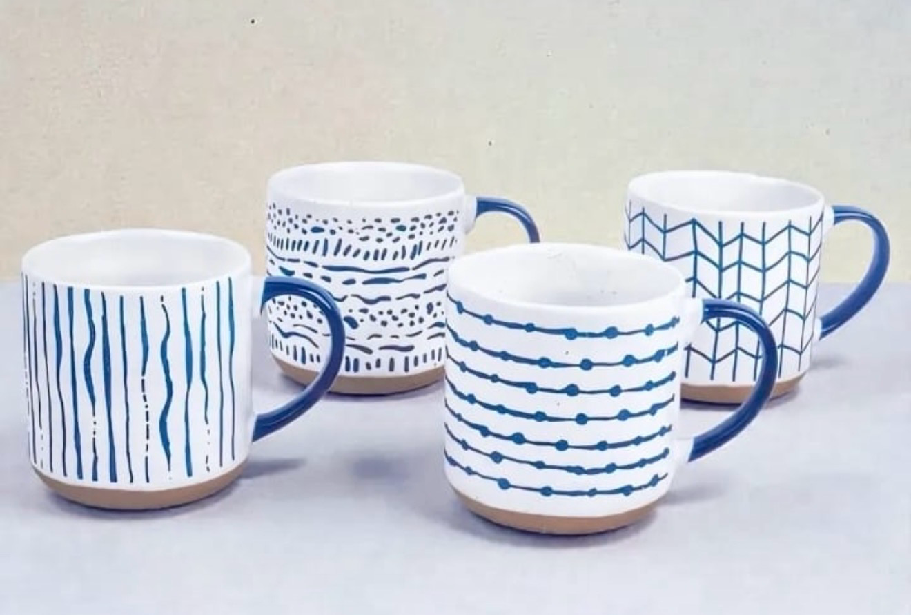 4 Mugs Set/ Winter (ROS-2022)