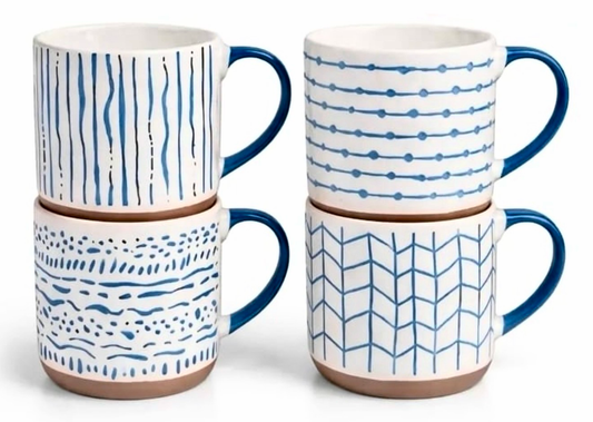 4 Mugs Set/ Winter (ROS-2022)