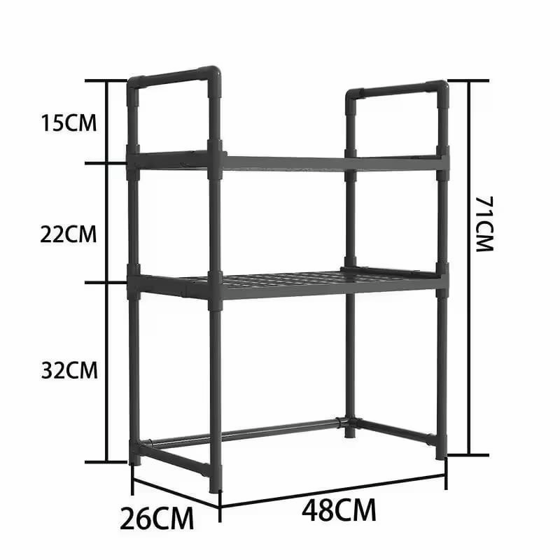 2-Tier Countertop Rack