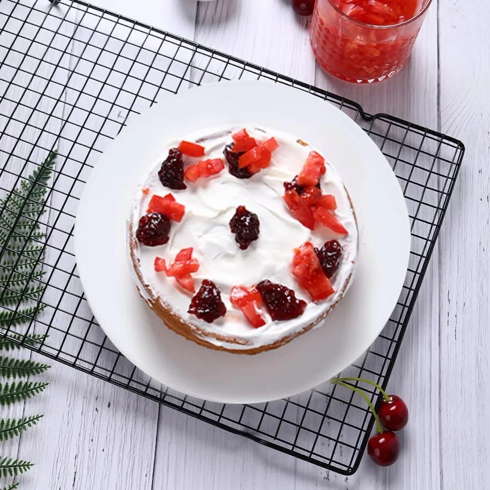 12-Pcs 8” Melamine Flat Dishes (White)