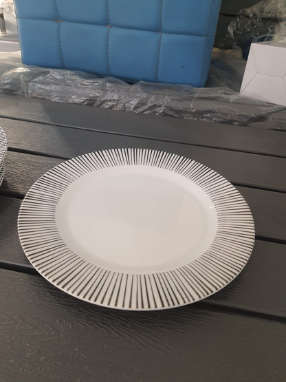 6-Pcs 10” Melamine Flat Dishes (BET-210)