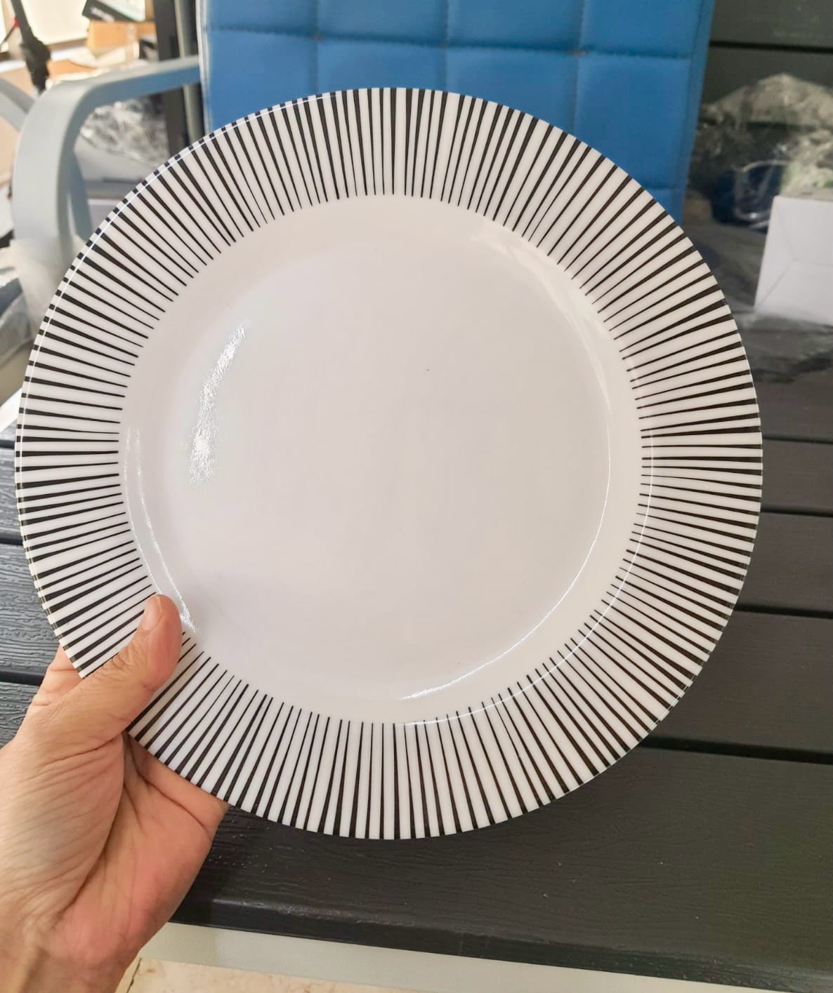 6-Pcs 10” Melamine Flat Dishes (BET-210)
