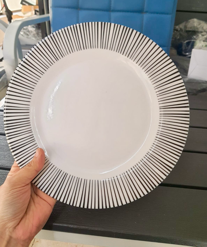 6-Pcs 10” Melamine Flat Dishes (BET-210)