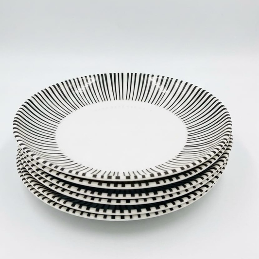 6-Pcs 9” Melamine Deep Dishes (BET-7254)