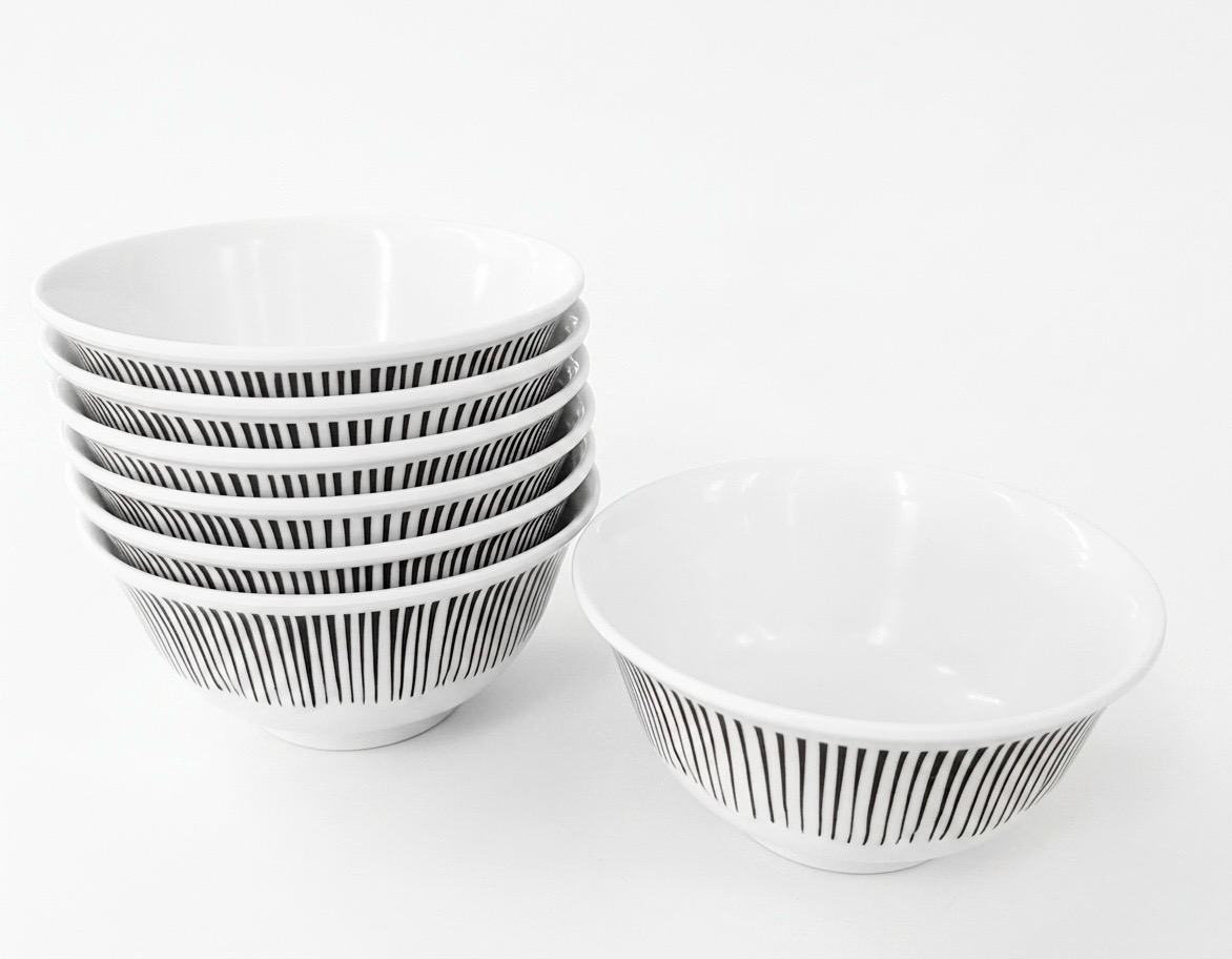 6-Pcs 5” Melamine Bowls (BET-301)