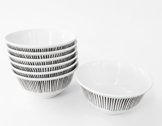 6-Pcs 5” Melamine Bowls (BET-301)