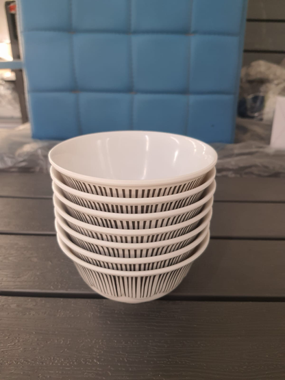 6-Pcs 5” Melamine Bowls (BET-301)