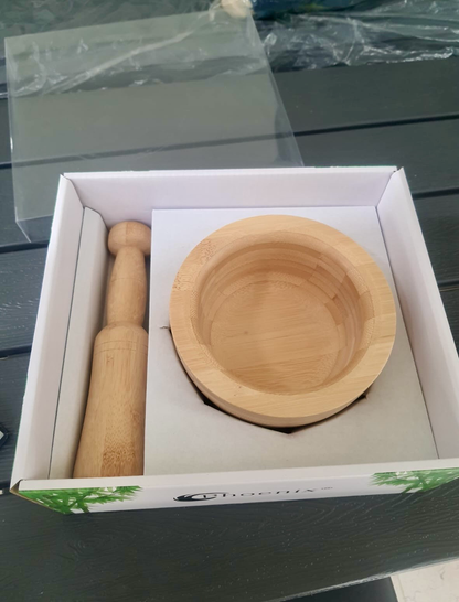 Bamboo Mortar & Pestle (ZB-PH05)