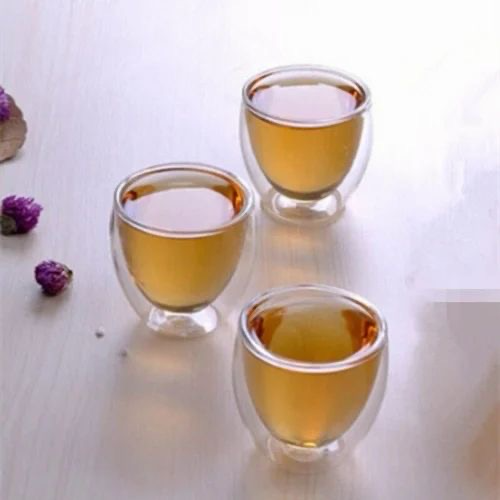 Double-Wall Glass Cup 250ml 9cm