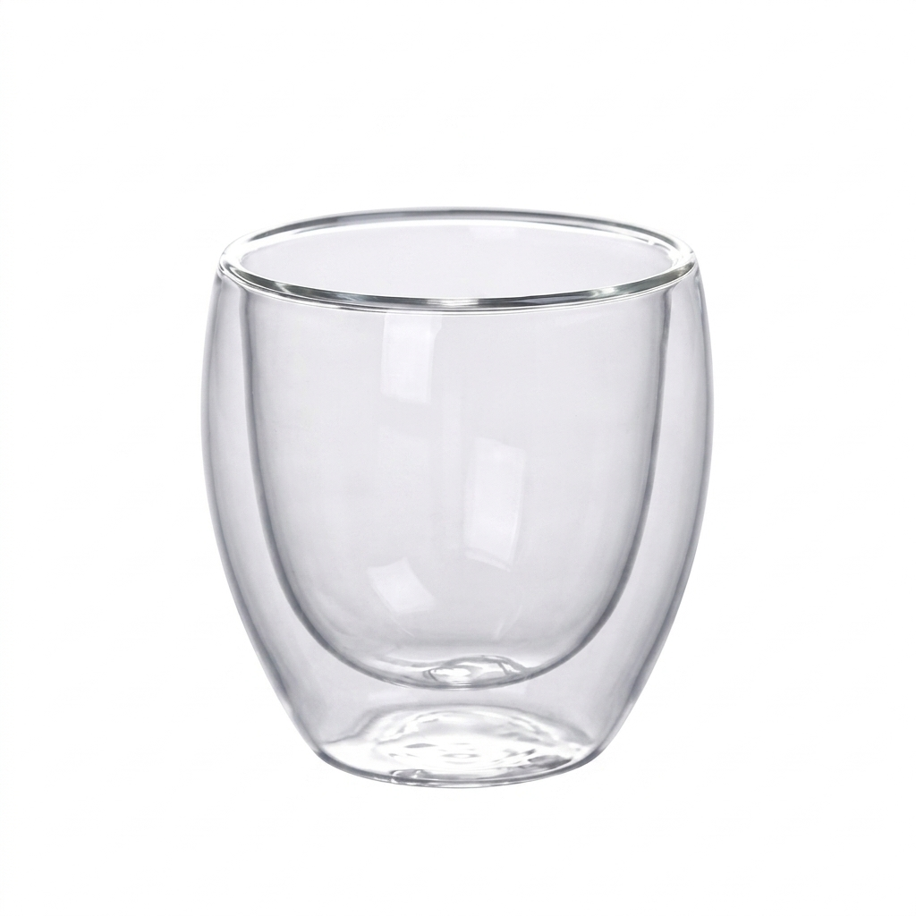 Double-Wall Glass Cup 250ml 9cm