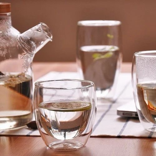 Double-Wall Glass Cup 250ml 9cm