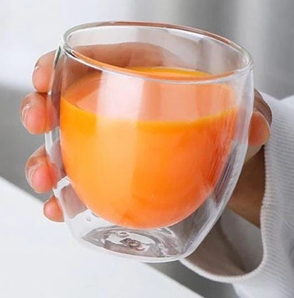 Double-Wall Glass Cup 250ml 9cm