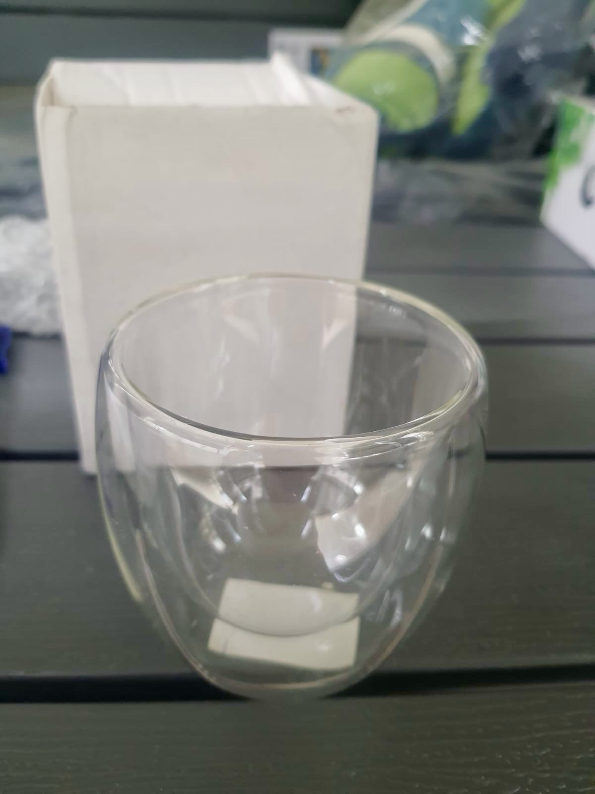 Double-Wall Glass Cup 250ml 9cm